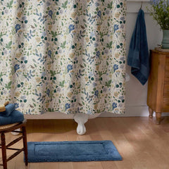 Strawberry Fields Classic Cool Cotton Percale Shower Curtain - Beige