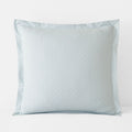 Clemencia Classic Cool Cotton Percale Sham - Geo Pale Blue, Euro
