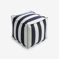 Indoor/Outdoor Pouf - Cabana Midnight, Small