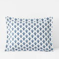 Suhana  Garment Washed Cotton Percale Sham - Blue, King