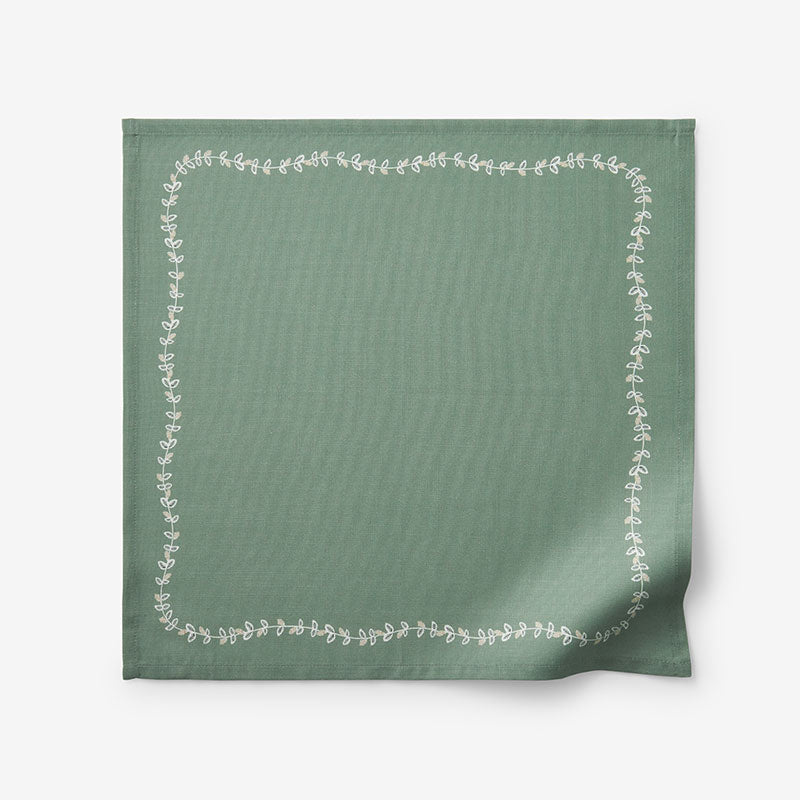 Climbing Vines Napkins, Set of 4 - Green