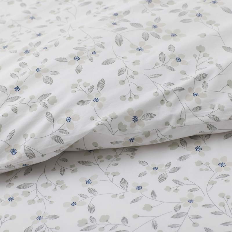 Floral Bliss Garment Washed Cotton Percale Sham - Green, Standard