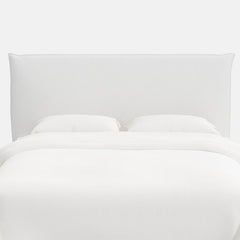 Sutton Velvet Headboard - White, Cal King
