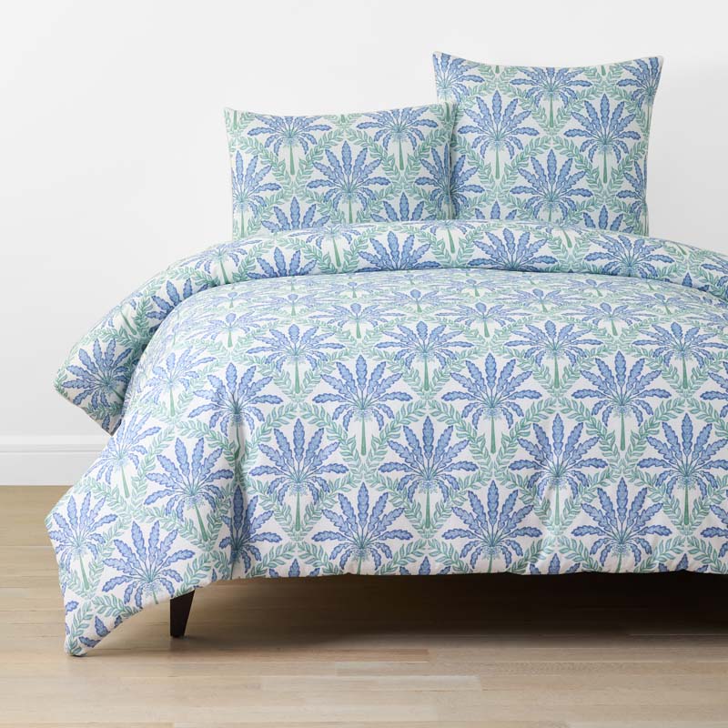Palm Tree Duvet Cover - Multi, Full/Queen