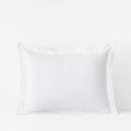 Premium Ultra-Cozy Cotton Velvet Flannel Sham - White, King