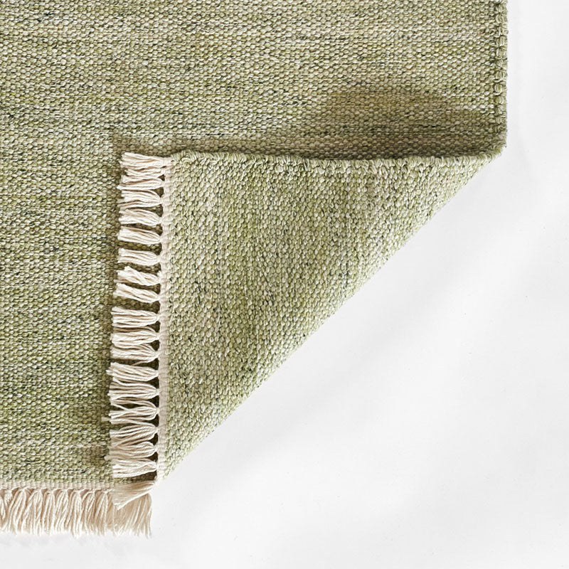 Handwoven Textured Performance Rug - Green, 5' x 8'