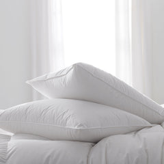 Imperial German Batiste Pillow and Protector Set - White