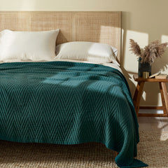 Somerset Blanket - Dark Green, King/Cal. King