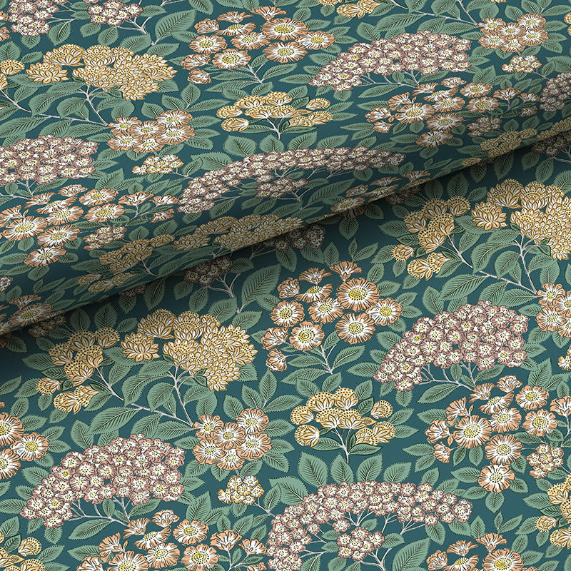 Garden Removable Wallpaper - Green/Tan, Swatch