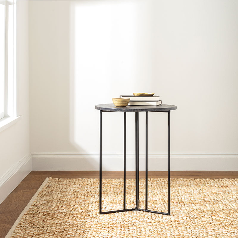Meghan Handwoven Jute Rug - Ivory/Beige, 3' x 5'