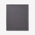 Classic Ultra-Cozy Cotton Velvet Flannel Flat Bed Sheet - Stone Gray, Twin/Twin XL