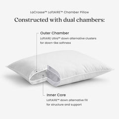 LoftAIRE™ Down Alternative Chamber Pillow - Medium, Standard