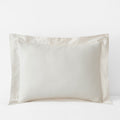 Classic Smooth Sateen Solid Sham - Ivory, Standard