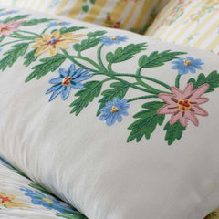Helena Decorative Lumbar Pillow Cover - Ivory