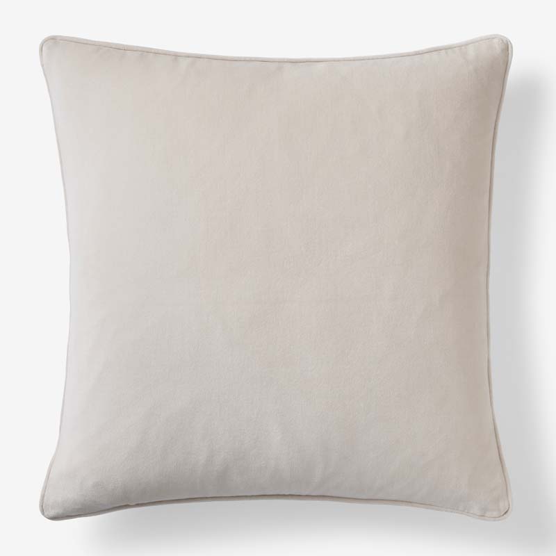 Velvet Decorative Square Pillow Cover - Sand,  24 in. x 24 in.