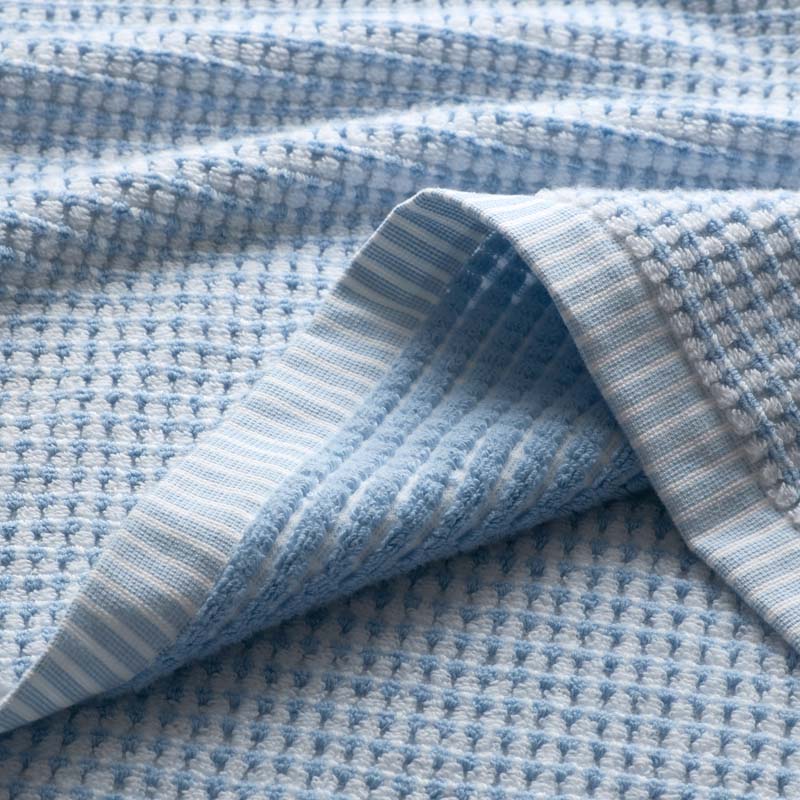 Textured Dot Bath Towel - Blue