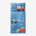 Character Sleeping Bag - Construction Trucks