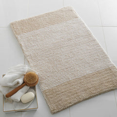 Striped Bath Rug - Jute, 17 in. x 24 in.