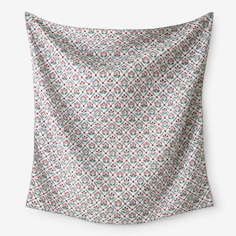 Elderberry Reversible Quilted Sham - White, King