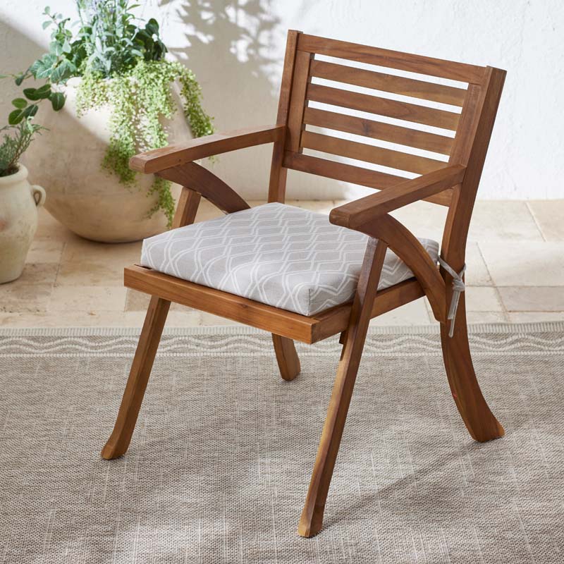 Replacement Knife Edge Chair Cushion - Voyage Dune II, 16 in. x 15 in.