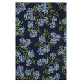 Joie Wool Rug - Hydrangea Navy, 2' 3" x 3' 9"