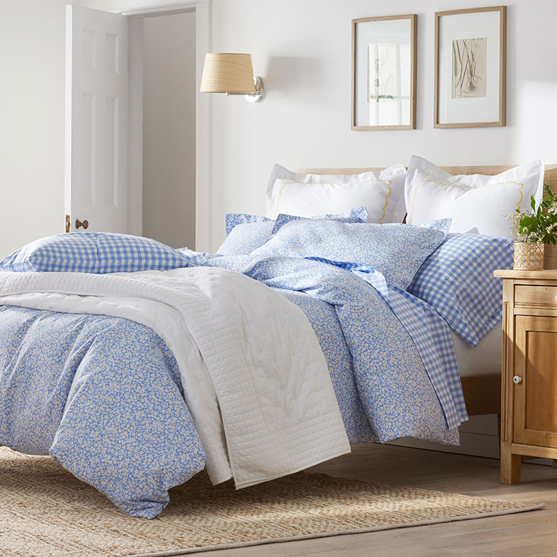 Serene Floral Classic Cool Percale Sham - Ditsy, Standard