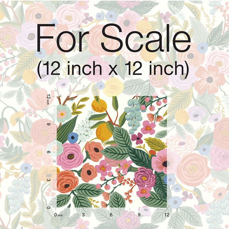 Garden Party Traditional Wallpaper - Rose Multi, Swatch