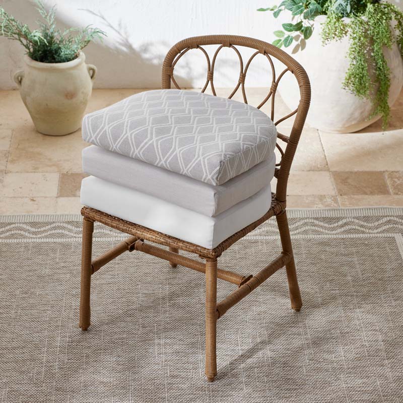 Contour Chair Cushion - Voyage Dune II, 16 in. x 15 in.