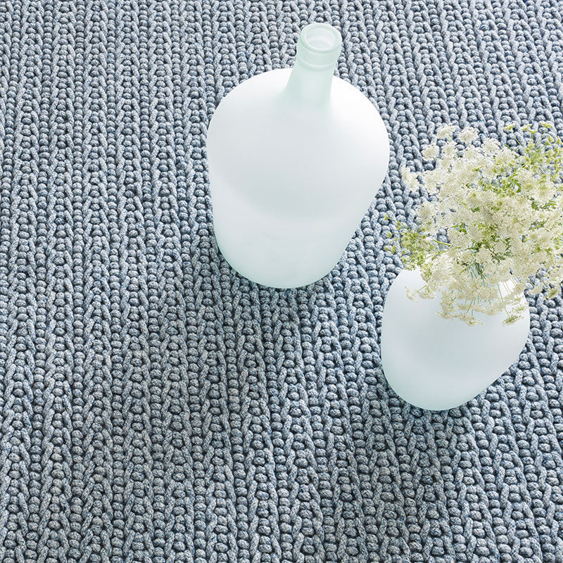 Veranda Handwoven Performance Rug - Denim, 2' x 3'
