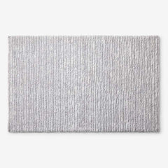 Thin Stripe Bath Rug - Silver, 24 in. x 40 in.