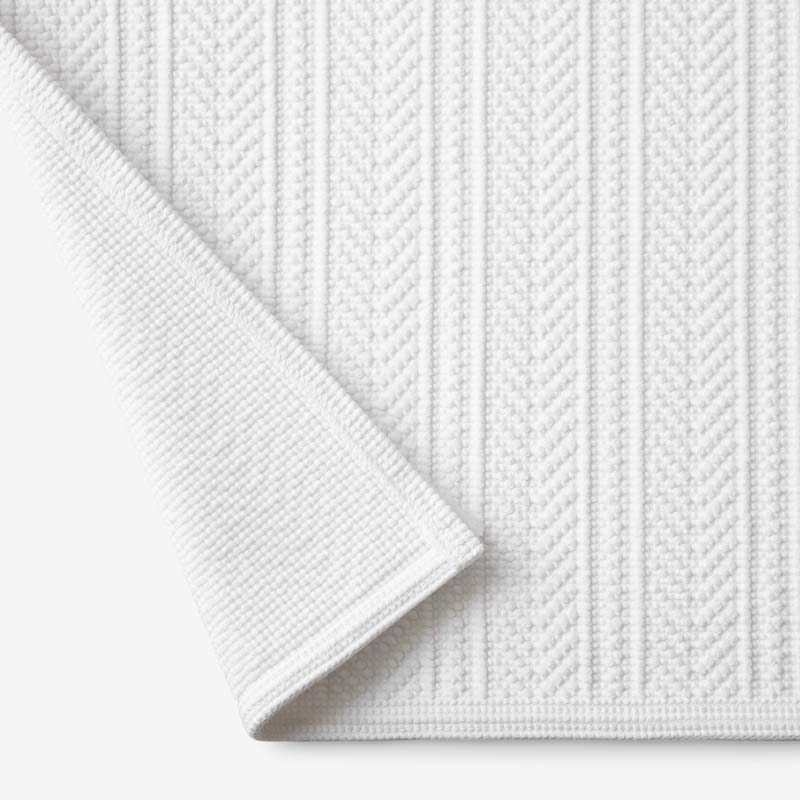 Flatwoven Textured Bath Mat - Stripe, 24 in. x 40 in.
