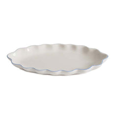 Scallop Vanity Tray - Cream and Blue