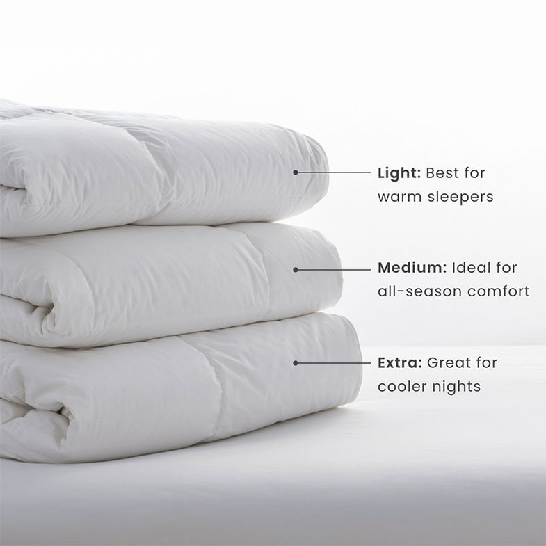 Luxe Royal Down Alternative Medium Warmth Comforter - White, Full/Queen