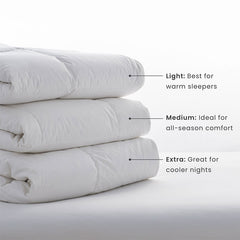 Premium LoftAIRE Ultra™ Alberta Down Alternative Extra Warmth Comforter - White, Twin/Twin XL