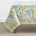 Garden Floral Cotton Tablecloth - Gardenia Mist, 70 in. x 108 in.