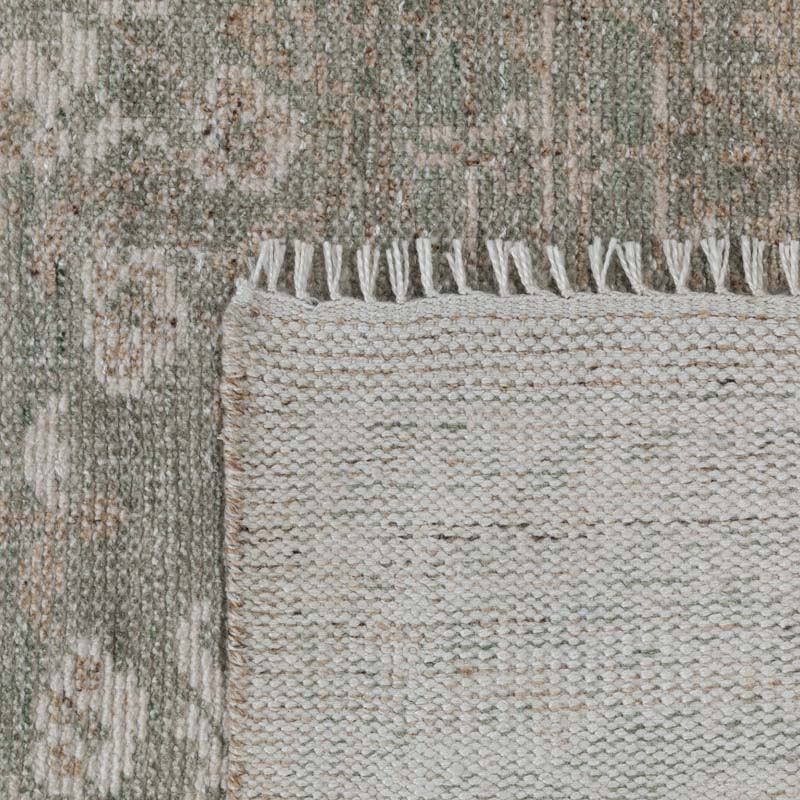 Hand Knotted Performance Rug - Olive, 5' x 8'