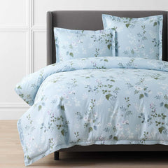 Wispy Meadow Premium Smooth Wrinkle-Free Sateen Duvet Cover - Blue Multi, Full/Queen