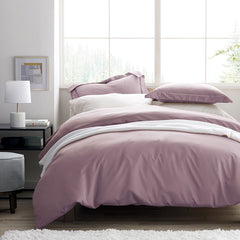 Premium Smooth Supima® Cotton Wrinkle-Free Sateen Flat Bed Sheet - Wisteria, Queen