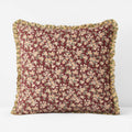 Suhana Reversible Ruffle Quilted Sham - Brick, Euro