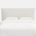 Sutton Textured Linen Headboard - White, Cal King
