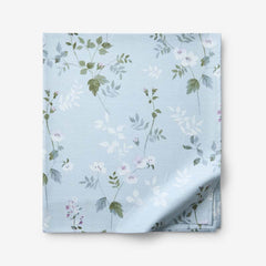 Wispy Meadow Premium Smooth Wrinkle-Free Sateen Flat Bed Sheet - Blue Multi, Full