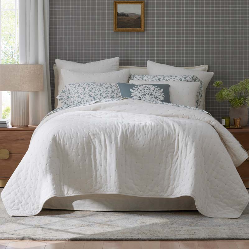 Petite Tufted Quilt - Off White, Twin/Twin XL