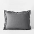 Premium Cool Supima® Cotton Percale Sham - Pewter, King