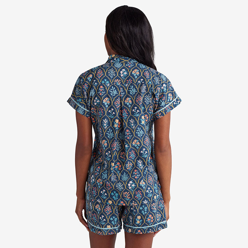 Printed Voile Women's Shorts Set - Hawthorne, M