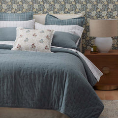 Petite Tufted Quilted Sham - Mineral, Euro