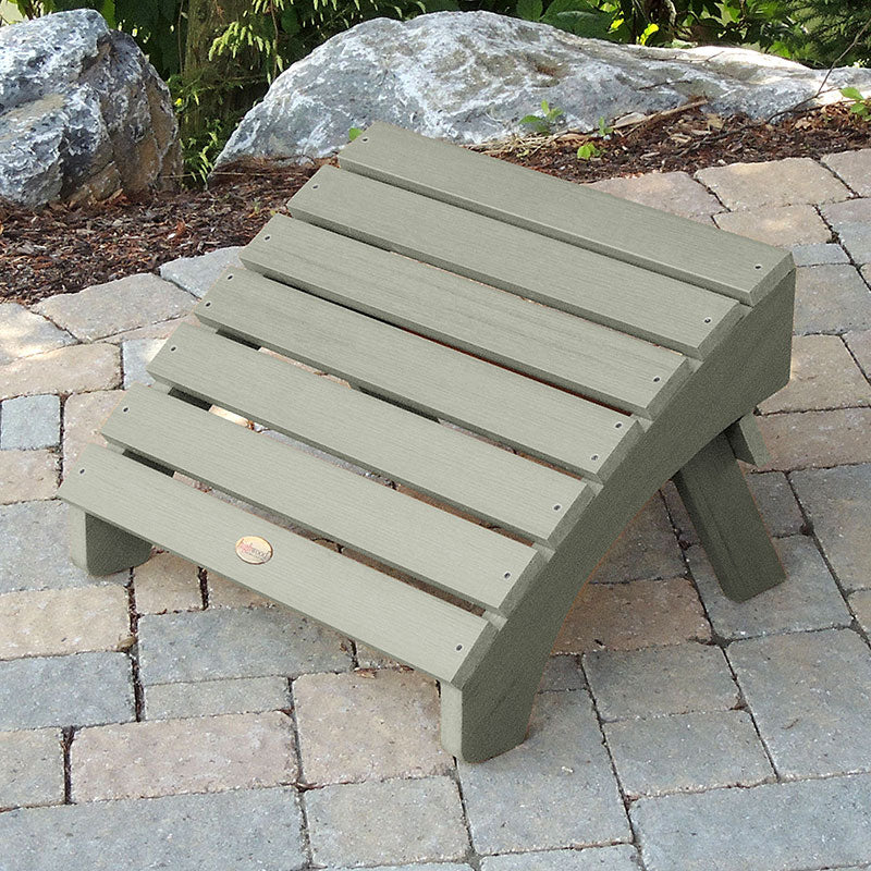 Adirondack Folding Ottoman - Eucalyptus
