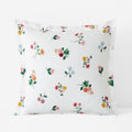 Ditsy Dahlia Classic Cool Cotton Percale Sham - White Multi, Euro