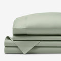 Classic Smooth Sateen Solid Bed Sheet Set - Light Sage, King