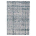 Harris Hand Hooked Wool Rug - Blue/Ivory, 2' 6" x 8' Runner