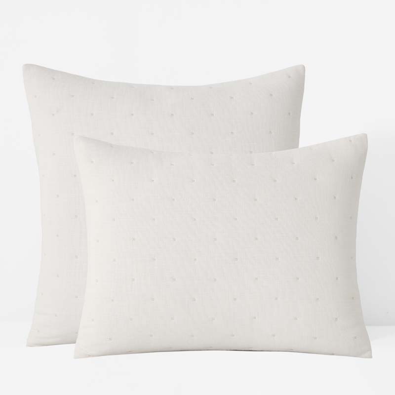 Petite Tufted Quilted Sham - Off White, King